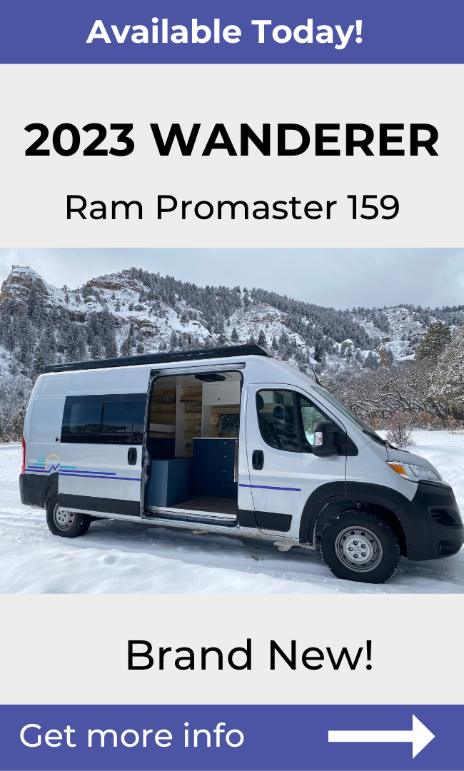 Custom Camper Vans Sprinters Promasters and Transits